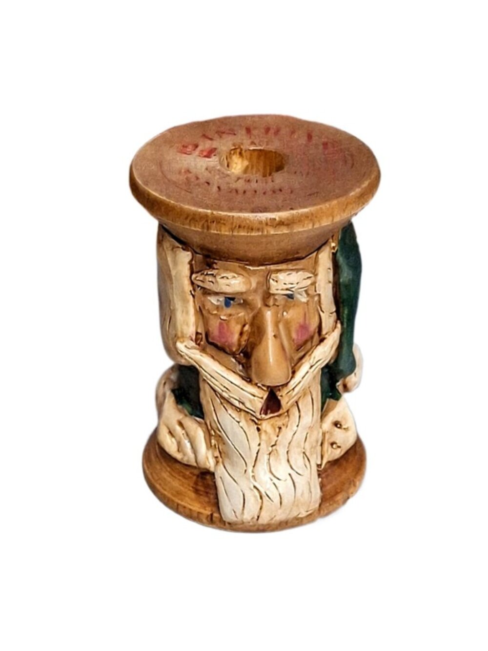 Handmade David Frykman Style Oldest Angel Figure Sewing Spool